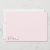 Elegant Element Religieuze Occasie Uitnodiging (Achterkant)