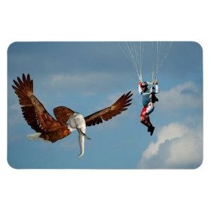 Elegant Elephant Eagle Magneet