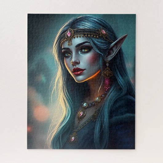 Elegant Elf Portret Jigsaw Puzzel (Verticaal)