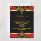 Elegant Elite Regal Red Gold Black 2 Kaart (Achterkant)