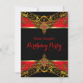 Elegant Elite Regal Red Gold Black 2 Kaart (Voorkant)