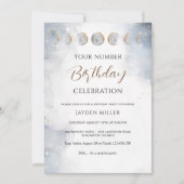 Elegant Elk getal Zilver, goudofficiële verjaardag Kaart (Voorkant)