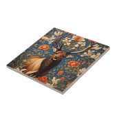 Elegant Elk William Morris Geïnspireerd Bloemen Tegeltje (Zijkant)