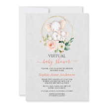Elegant ellephant virtueel Baby shower per post