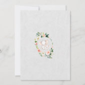 Elegant ellephant virtueel Baby shower per post Kaart (Achterkant)
