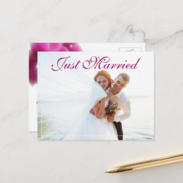 Elegant Elopement Bruiloft Aankondigingskaart