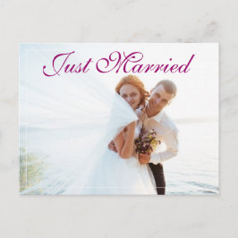 Elegant Elopement Bruiloft Aankondigingskaart