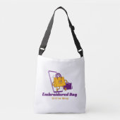 Elegant Embroidered Bag – Stylish & Durable Everyd Crossbody Tas (Voorkant)