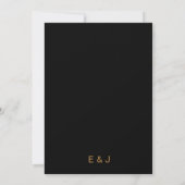 Elegant Embroidered Floral Save The Date (Achterkant)
