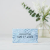 Elegant Emerald Blue Marble | VISITEKAARTJE (Staand voorkant)