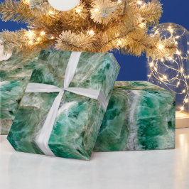 Elegant Emerald Crystal Cadeaupapier
