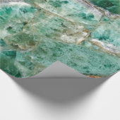 Elegant Emerald Crystal Cadeaupapier (Hoek)