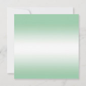Elegant Emerald Decoration 25th Birthday Save The Date (Achterkant)