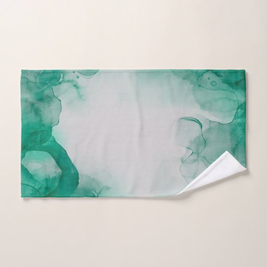 Elegant Emerald Green Bad Handdoek (Handdoek)