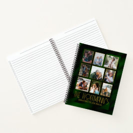 Elegant Emerald Green Gold 9 Fotochecklist Notitieboek