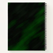 Elegant Emerald Green Gold 9 Fotochecklist Notitieboek (Achterkant)