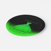 Elegant Emerald Green Papieren Bordje (Gekanteld)