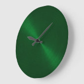 Elegant Emerald Green Sheen Grote Klok (Hoek)