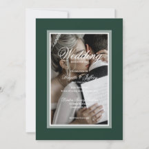 Elegant Emerald Green Wedding Save the Date