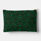 Elegant Emerald & Pearl Abstract Dot Art Pattern Etui (Achterkant)