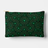 Elegant Emerald & Pearl Abstract Dot Art Pattern Etui (Voorkant)