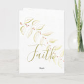 Elegant en artistiek feestdagen kaart (Achterkant)