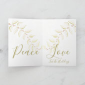 Elegant en artistiek feestdagen kaart (Binnen)