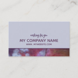 Elegant en Arty Modern Light Paars Visitekaartje