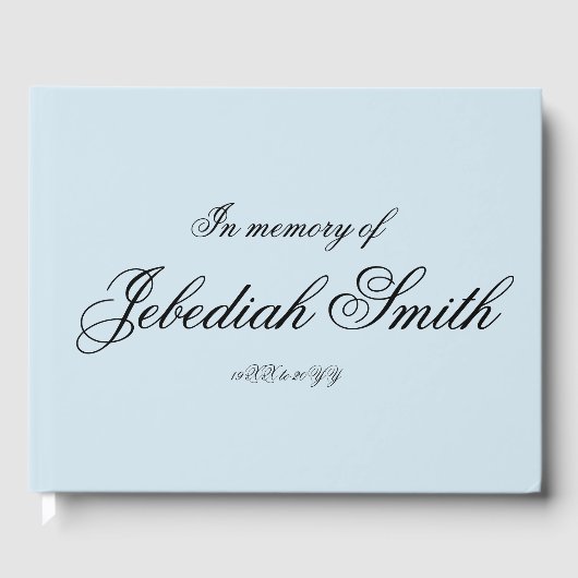 Elegant en Basic Sympathy Guestbook Gastenboek (Voorkant)
