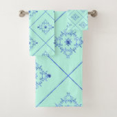 ELEGANT EN  BATHROOM TOWEL SET BAD HANDDOEK (Insitu)