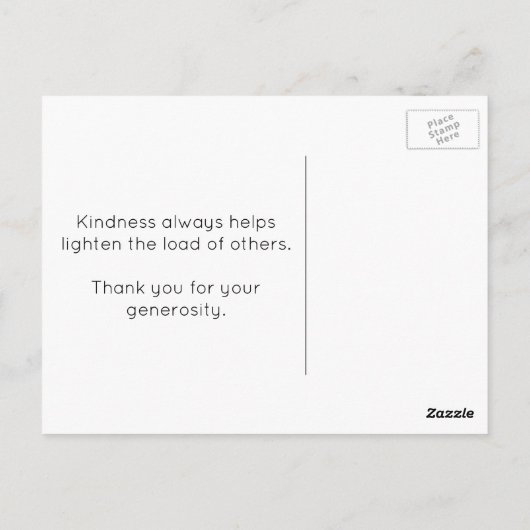 Elegant en Chic Black en Gold Feather Hartelijk da Briefkaart (Achterkant)