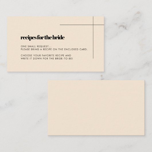 Elegant en chic Vrijgezellenfeest Ontvang aanvraag Informatiekaartje (Voorkant / Achterkant)