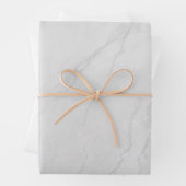 Elegant en Classic White Marble Inpakpapier Vel (In situ)