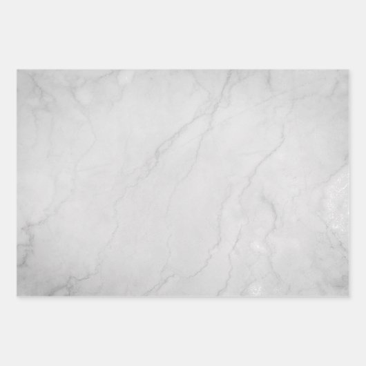 Elegant en Classic White Marble Inpakpapier Vel (Voorkant)