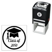 Elegant en Classy Afstudeerder Pet Klasse Jaar Zelfinktende Stempel (In situ)