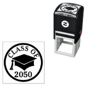 Elegant en Classy Afstudeerder Pet Klasse Jaar Zelfinktende Stempel (In situ)