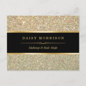 Elegant en Classy Gold Glitter Sparkles Briefkaart (Voorkant)