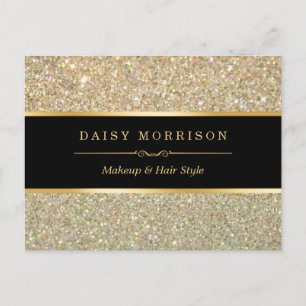 Elegant en Classy Gold Glitter Sparkles Briefkaart