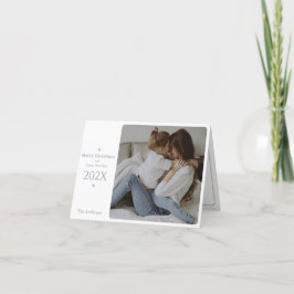 Elegant en Classy Kerstmis en nieuwjaarskaart Bedankkaart