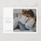 Elegant en Classy Kerstmis en nieuwjaarskaart Feestdagenkaart (Voorkant)