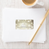 Elegant en Classy Shimmer Sparkling Etiket (Insitu)