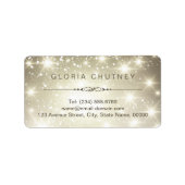 Elegant en Classy Shimmer Sparkling Etiket (Voorkant)