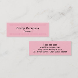 Elegant en Clean Counsel Visitekaartje