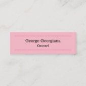 Elegant en Clean Counsel Visitekaartje (Voorkant)