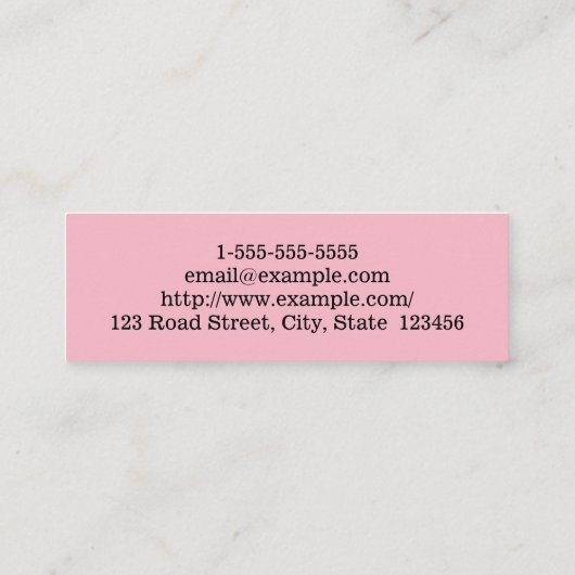 Elegant en Clean Counsel Visitekaartje (Achterkant)