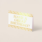 Elegant en Clean "HEBBEN EEN GROTE GROTE GROTE GRO Folie Kaarten (Voorkant)