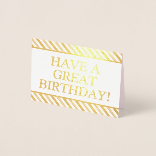 Elegant en Clean "HEBBEN EEN GROTE GROTE GROTE GRO Folie Kaarten (Voorkant)