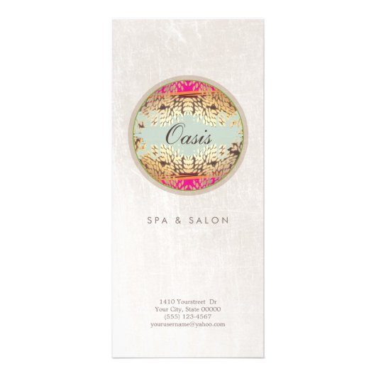 Elegant en  Cosmetology Salon and Spa Reclamekaart (Voorkant)
