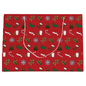 Elegant- en cute-feestsymbolen groot cadeauzakje (Voorkant)