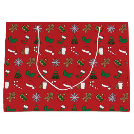 Elegant- en cute-feestsymbolen groot cadeauzakje